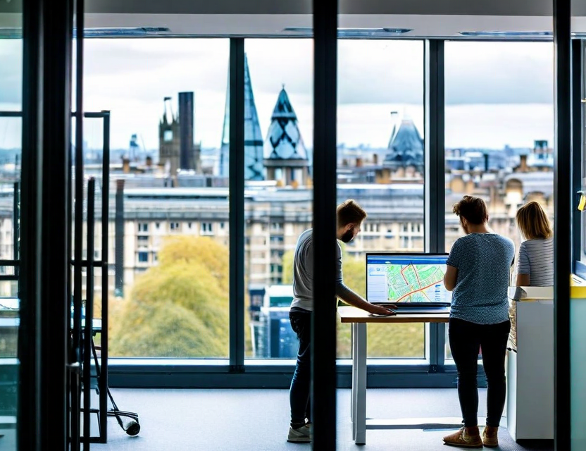 ExoFleets office, team working on fleet data platform