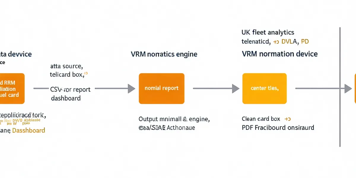 ExoFleets data pipeline diagram showing telematics sources normalised by VRM into per-vehicle cost reports